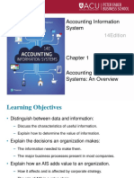 Ch1 Accounting Information Systems An Overview