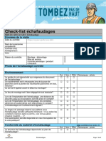 Check-List Echafaudages VCSTR