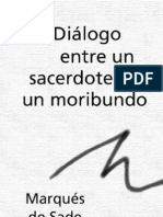 Sade, Marques de - Dialogo Entre Un Sacerdote Y Un Moribundo (PDF)