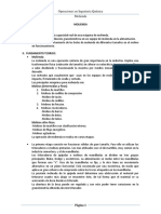 Informe de Laboratorio de Operaciones Unitarias Molienda 10