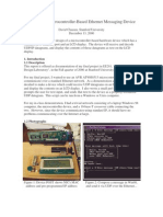 Design of A Microcontroller-Based Ethernet Messaging Device