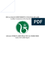 Legal Ethics and Practical Exercises