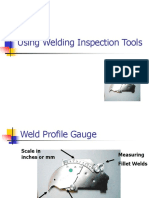 Using Welding Inspection Tools