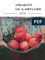 Calendario Ferias y Mercados 2018 Asturias