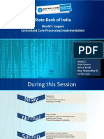 Worlds Largest Centralized Core Processing Implementation SBI IT Strategy