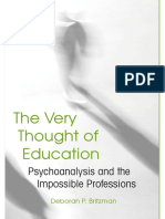 Deborah P. Britzman-The Very Thought of Education - Psychoanalysis and The Impossible Professions-State University of New York Press (2009)