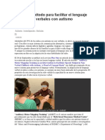 Un Nuevo Método para Facilitar El Lenguaje en Niños No Verbales Con Autismo