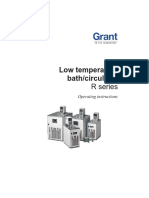 Grant Cooled Water Baths R-Series Operating Instructions Manual