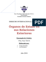 Órganos de Estado en Sus Relaciones Exteriores