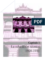 Lectura 3 (La Educación Técnica 1920-1931)