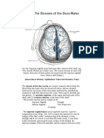 3b. 5. The Sinuses of The Dura Mater: (Sinus Duræ Matris) - Ophthalmic Veins and Emissary Veins