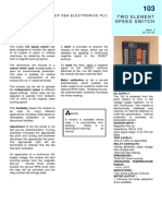 Two Element Speed Switch: Description