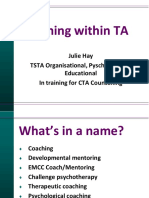 Coaching Within TA - Prezentacja (Hay J.)