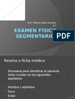 Examen Fsico Segmentario