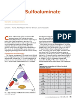 Calcium Sulfoaluminate Cement: Benefits and Applications