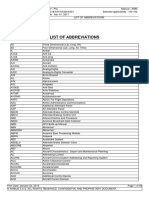 List of Abbreviations