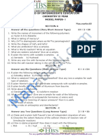 IPE Chemistry Model Paper 1 Question Paper