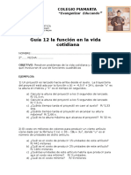 Guia 12 Problemas Con Funcion Cuadratica