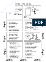 Verb To Be Practice