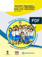 Toolkit For Master Trainers in Preparing Teachers For Inclusive Education For Children With Special Needs - Module 2