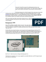 Pengertian CPU