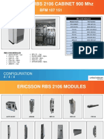 Ericsson RBS2106 900Mhz Cabinet