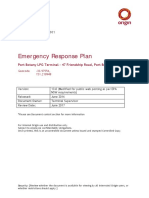 Port Botany LPG Terminal Emergency Response Plan