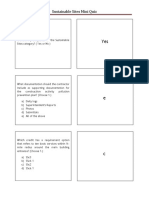 Sustainable Sites Mini Quiz