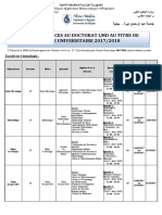 Doctorat LMD 2017-2018