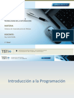 Unidad 5 - Introduccion A La Programación