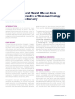 Recurrent Unilateral Pleural Effusion From Constrictive Pericarditis of Unknown Etiology Requiring Pericardiectomy