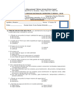 Prueba Sumativa Ciencias 5º B 18 Junio 2018