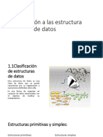 1.1clasificación de Estructuras de Datos