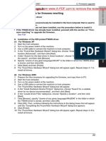 Firmware Upgrade: 5.1 Preparations For Firmware Rewriting