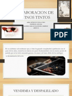 Elaboracion de Vinos Tintos