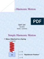 Simple Harmonic Motion