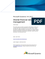 Microsoft Dynamics AX Shared Financial Data Management White Paper PDF