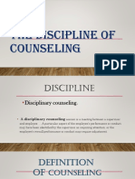 The Discipline of Counseling