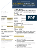 Free Resume Dark Blue Version