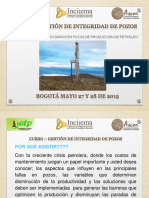 Curso Gestion en Integridad de Pozos