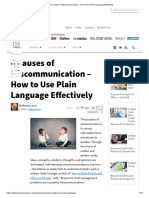 6 Causes of Miscommunication - How To Use Plain Language Effectively