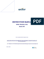 Instruction Manual: Hoek Triaxial Cell Model HTC