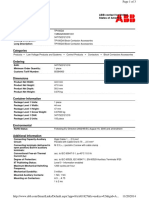 ABB Control TP180DA Datasheet