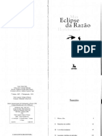 4 - A Horkheimer Eclipse Da Razão