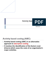 Activity Based Costing