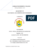 EC6712 Optical and Microwave Lab Manual