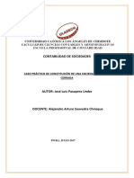 Caso Practico - Constitucion de Una Sociedad Anonima Cerrada