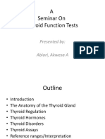 Thyroid Function Tests