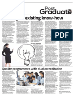 Building On Existing Know-How: Quality Programmes With Dual Accreditation