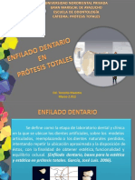 Enfilado Dentario en Protesis Totales